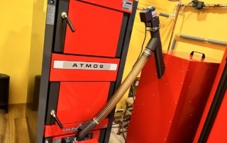 Kotel ATMOS na pelety s akumulací